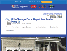 Tablet Screenshot of garagedoorrepairhaciendaheights.info